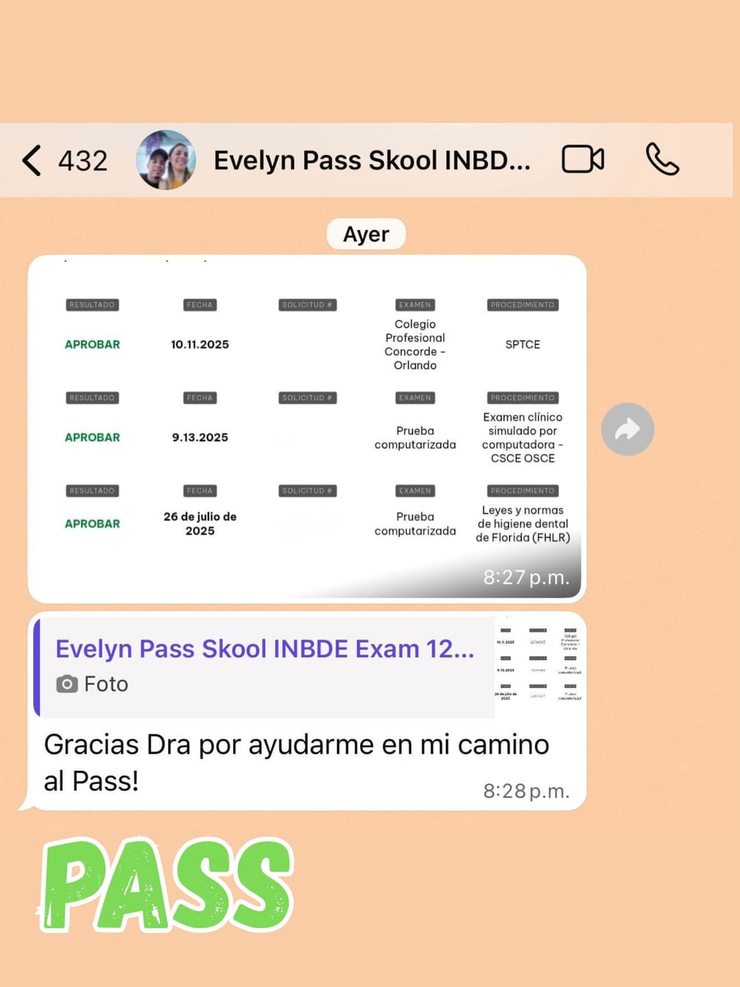 Comentario de una alumna de la comunidad (29 de 30)